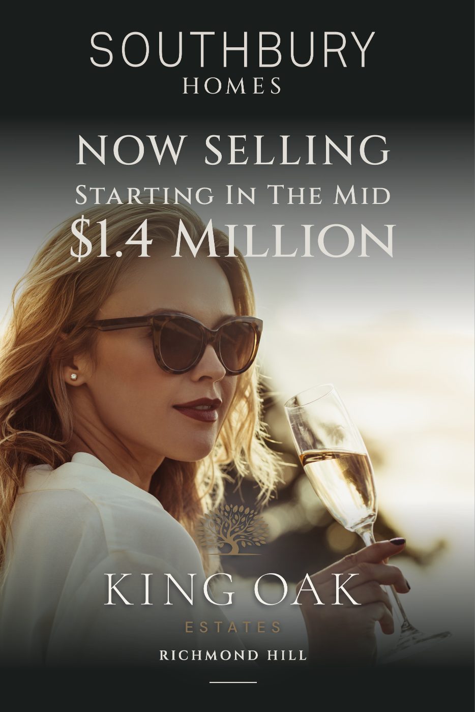 Brochure cover — Now selling, starting in the mid $1.4 million