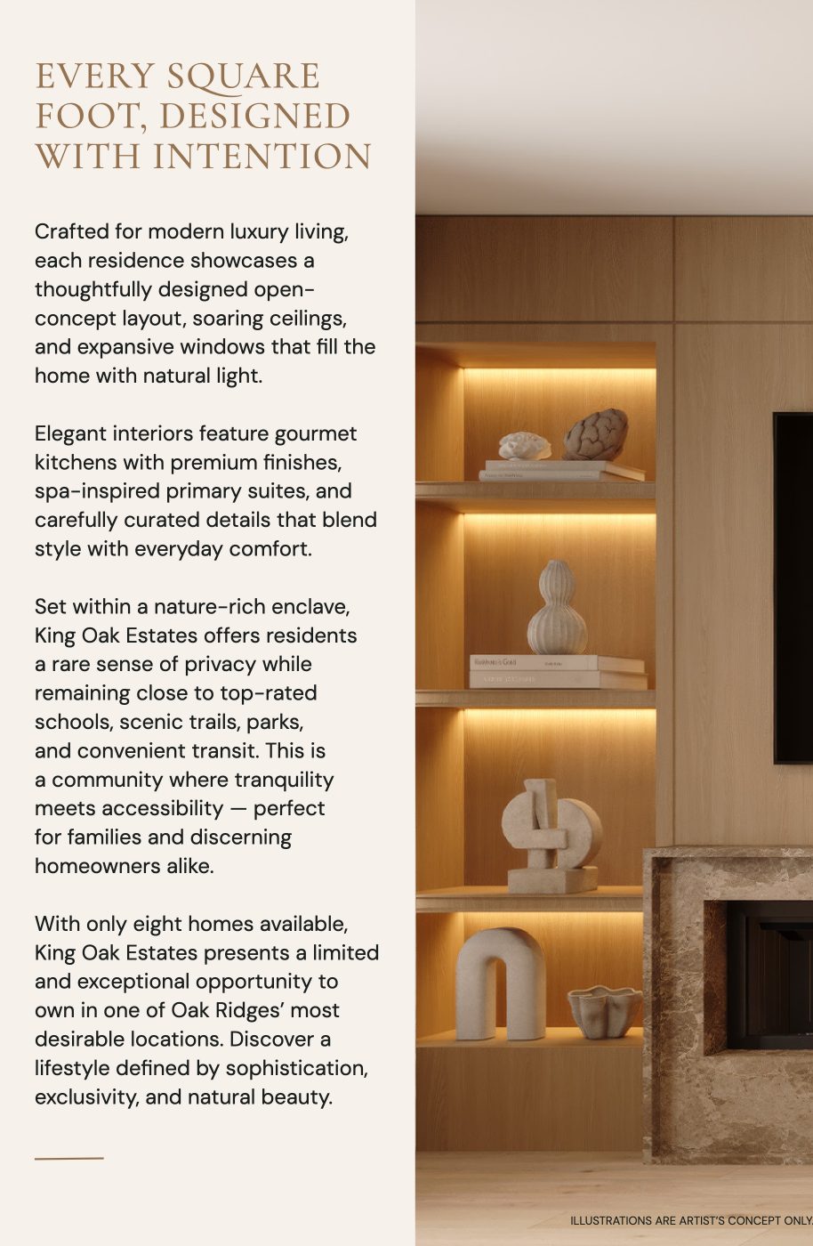 Every square foot, designed with intention